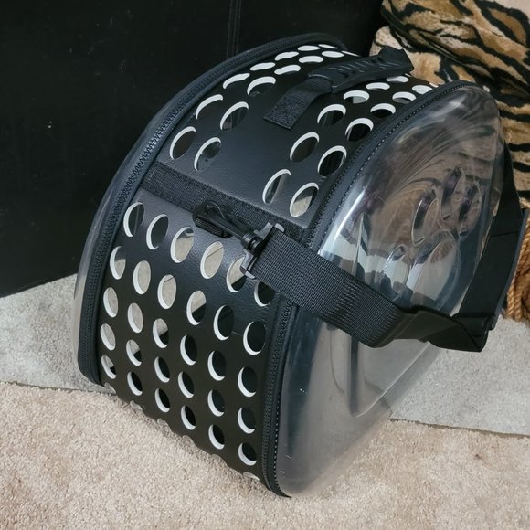 Pet Carrier Dog or Cat Black New! 	16.53"L x 11"W x 12.59"H - Picture 2 of 7
